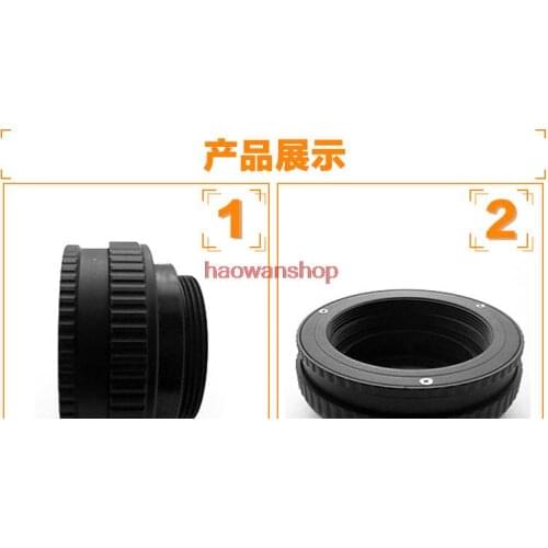M42-M42 12-17 M42 to M42 Mount Focusing Helicoid Ring Adapter 12mm-17mm Macro Extension Tube