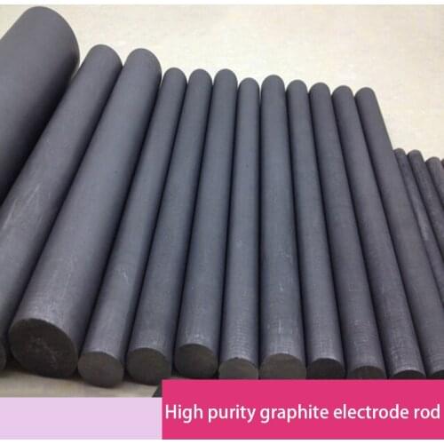 5pcs/lot Length 300mm High-purity graphite rods high-temperature conductive graphite electrode