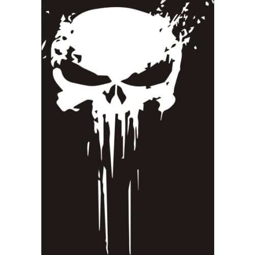 Halloween Scary 22.2*15 skull skeleton Car Sticker 3D funny Car-Styling decor decals car motorcycle home window sticker