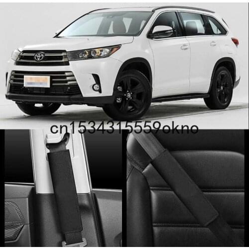 Car Interior Seat Belt Shoulder Protector For Toyota 4 Runner 86 Alphard avalon c-hr CAMRY Corolla Land Cruiser Prius RAV4