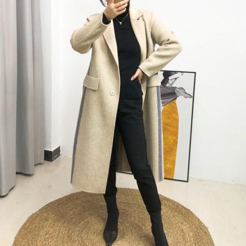 蒙跃 Womens Camel Coats China