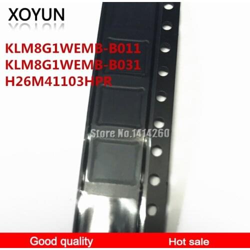 KLM8G1WEMB-B011 KLM8G1WEMB-B031 H26M41103HPR BGA-153 emmc New original
