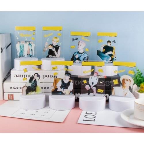KPOP Bangtan Boys New Album Butter New Same Paragraph Colorful Acrylic Night Light Table Lamp Lamp Periphery