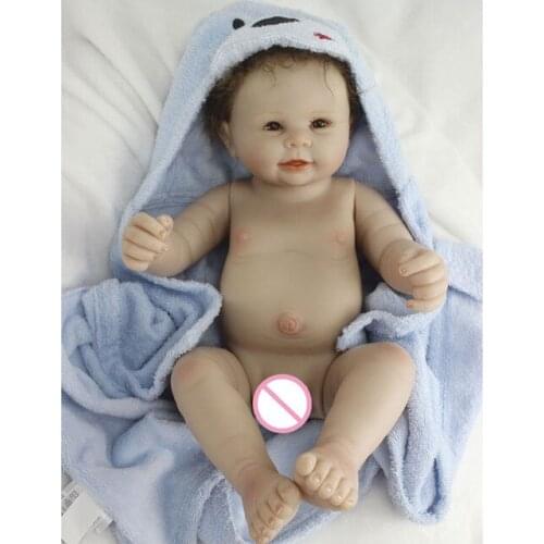 Wholesale Retail Reborn Baby Dolls Full Body Silicone Newborn Soft Vinly Realistic Reborn Toddler Doll Baby Bath Toy For Child