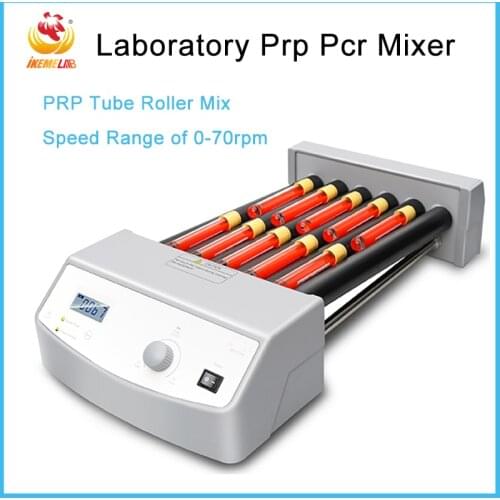 Lab Blood Roller Mixer Can Load 6 Rollers Blood Tube Adjustable Speed 0-70 Rpm Laboratory Equipment Tube Roller Device