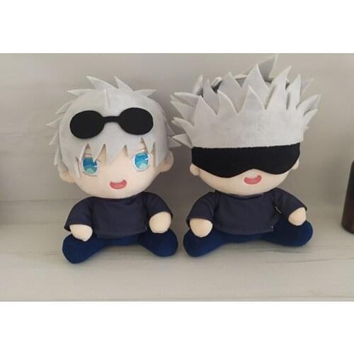 Anime Jujutsu Kaisen Gojo Satoru Plush Doll Toy Cute Soft Stuffed Pillow Kids Gift 20cm