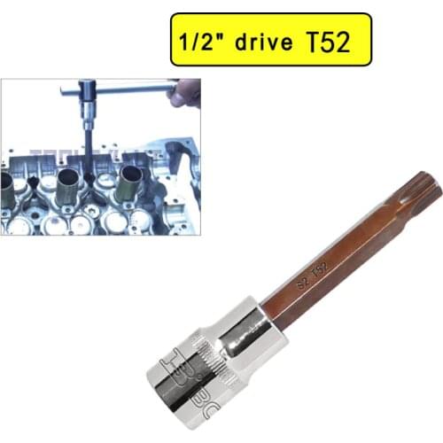 1/2" Drive T52 Cylinder Head Bolt Remover Socket Engine Tool Fit VW SANTANA JETTA