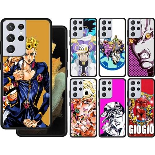 Case For Samsung Galaxy S21 S20 UltrA S21 S20 FE S10 S9 S8 Plus S7 Edge S10Lite S10e Cover Silicone JOJO 39 s Bizarre Adventure