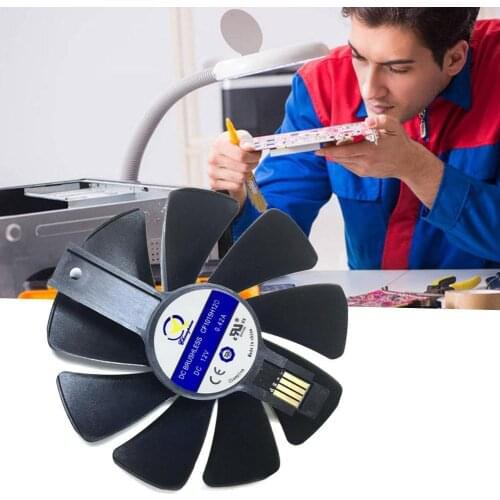 Cooling Fan For Sapphire RX470 RX480 RX570 RX580 RX590 Cooler Graphics Accessories Card Replacement Fan C2W0