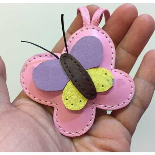 Japan Steel Blade DIY Leather Craft Butterfly Design Wooden Die Knife Mould Template Easy Punch Tool Set Bag Hanging Decoration