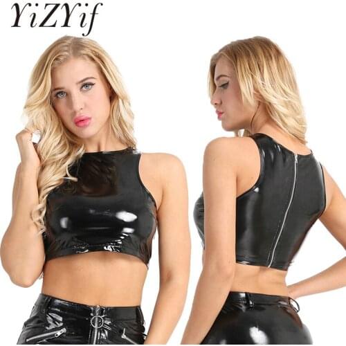 YiZYiF Women's Cropped Tank Tops