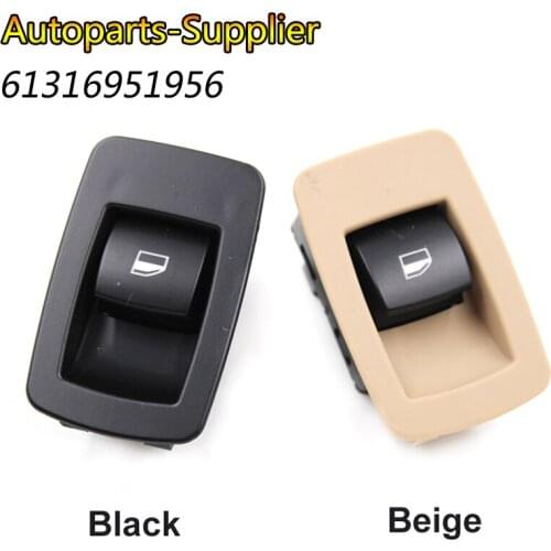 1Pcs New Black / Beige Window Lifter Raiser Switch Button For BMW E60 520I 523I 525I 530I 61316951956 61319113931 61316940313