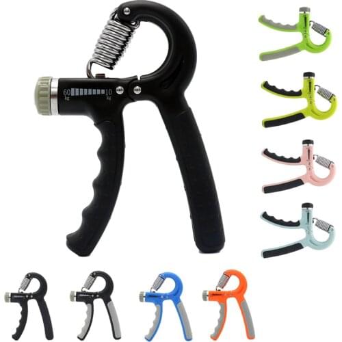 10-60Kg Gym Fitness Hand Grip Adjustable Finger Heavy Exerciser Strength For Man Woman Muscle Recovery Hand Gripper Trainer