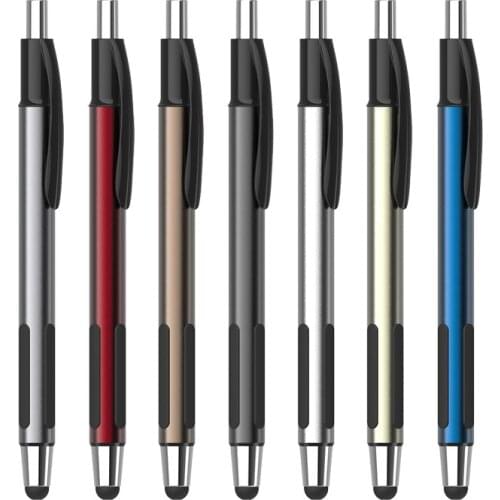 200 pcs/lot 2016 novelty multi function metal pen with stylus