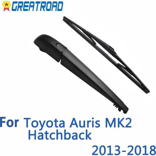 Wiper 8" Rear Wiper Blade & Arm Set Kit For Toyota Auris MK2 Hatchback 2013 - 2018 Windshield Windscreen 2017 2016 2015