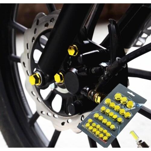 Motorcycle Moped Modified Accessories Head Screw Cover Decoration Scooter Moped Screw Cap Lid Auto Replacement Parts