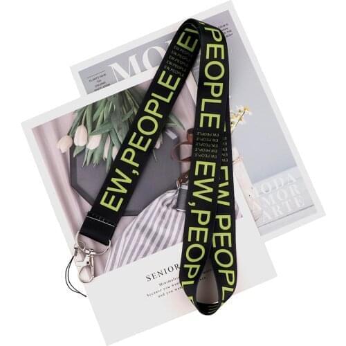MD1038 DMLSKY Ew People Funny Lanyard Phone Lanyard Fashion Strap Neck Lanyards for ID Card Phone Keys Accesorios