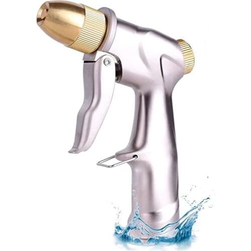 New High-Pressure Water Spray Gun For Cleaning Car Wash Machine Garden Watering Hose Nozzle Sprinkler gun metal Foam Water Gun