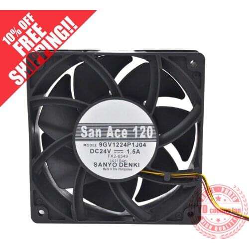 NEW SANYO DENKI SAN ACE 9GV1224P1J04 24V 1.5A 12CM 12038 4PIN cooling fan