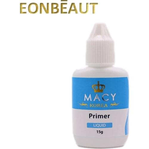 1 Bottle MACY Eyelash Tasteless Scented Primer Used on Roots of False Eyelashes Extension 15ml Make Eyelash Glue Stronger Tools