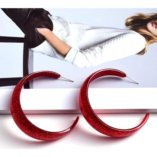 New Design Statement Long Acrylic Earrings High-Quality Fashion Trend Jewelry Accessories For Women Wholesale