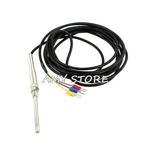0-400 Degree Celsius 5mm x 50mm Temperature Sensor Probe Thermocouple 3 Meters
