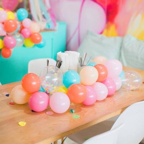 100pcs mini balloon Wedding arch Engagement baby bridal shower Birthday Bachelorette party table centerpiece runner decoration