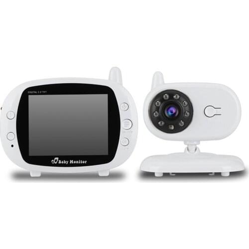 3.5 Inch LCD Screen 2.4G Digital Video Wireless Voice Control Night Security Camera Viewer 2-way Talk Baby Monitor
