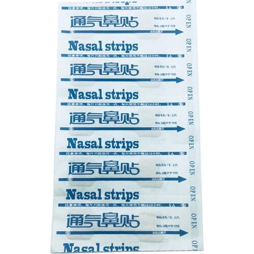 50PCS Anti-snoring Sleeping Nasal Strips Stop Snoring Easier Snore Stopper Strips Nose Patch Health Care Kit