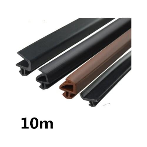 10M aluminum window seal, glass doors and windows, sound insulation, windproof, waterproof EPDM rubber window seal