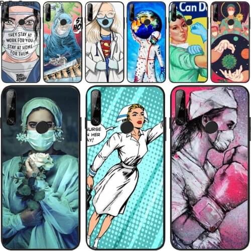 Hrmes Nurse doctors medicina and Health bumper Phone Case For Huawei Y5 Y6 Y7 Y9 Prime 2019 Enjoy 7 8 9 10 Plus