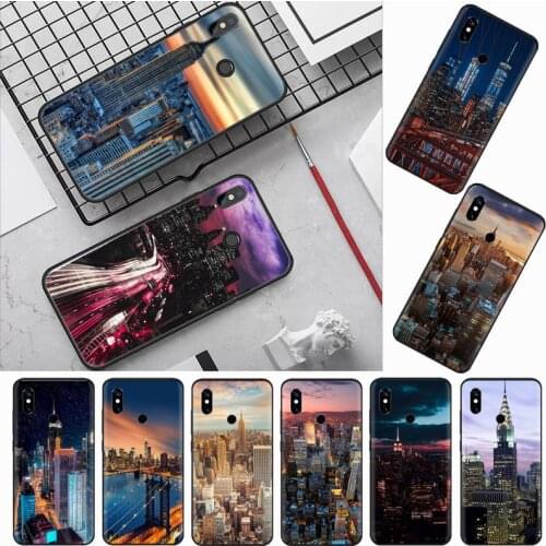 New York City night view Phone Case For Xiaomi Redmi note 7 8 9 t k30 max3 9 s 10 pro lite