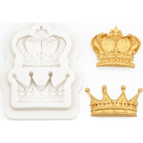 Princess Crown Silicone Mold Fondant Mould Cake Decorating Tools Chocolate Gumpaste Mold, Sugarcraft, Kitchen Accessories