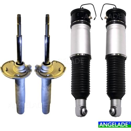 Set 4pcs Front Rear BMW7' E65 E66 EDC 2001-2008 Air Suspension Shocks 31316777671 31316777672 37126785535 37126785536
