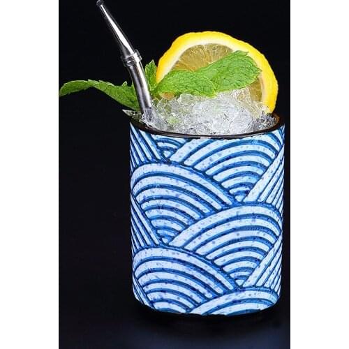 Japan Style Tiki Mug 270 ml Hawaii Tiki Mugs Cocktail Cup Beer Beverage Mug Wine Mug Ceramic Easter Islander Tiki Mug Bar Tool