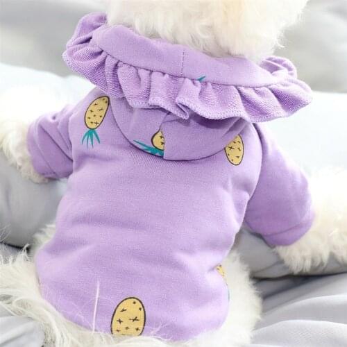 2020 New Dog Clothes Hoodie Winter Warm Pet Cute Clothing For Small Dogs Puppy Sweater Clothes Chihuahua Bulldog Yorkies Coat