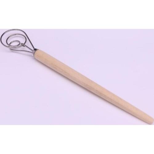 Wholesale Original Kitchen Tool 13 Inch Stainless Steel Dough Whisk Large Danish Bread Whisk LX2625