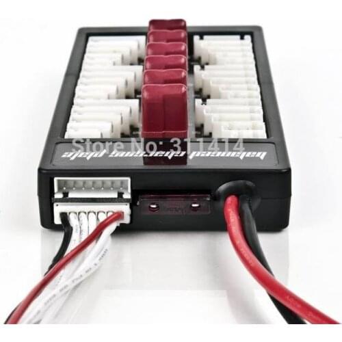 1piece 2S-6S Lipo Parallel Charging Board Balance Charging Plate T Plug XT plug For Option For iMAX B6 B6AC B8 Charger