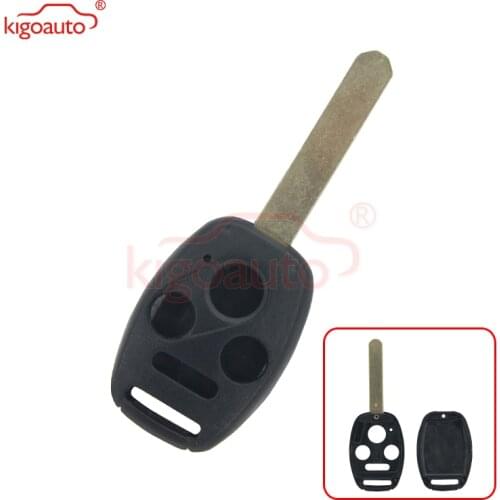 Kigoauto (with chip room) Remote key shell 3 button with panic for Honda Accord 2003 2004 2005 2006 2007