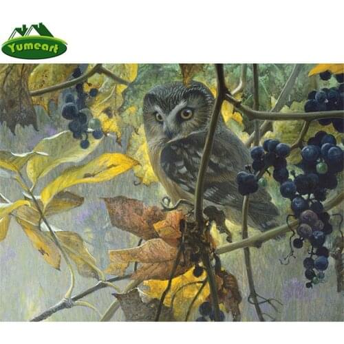 Needlework Diamond Embroidery Own Animal Grape Tree Diamond Mosaic DIY Rhinestones Diamond Painting Cross Stitch Needle Art Gift