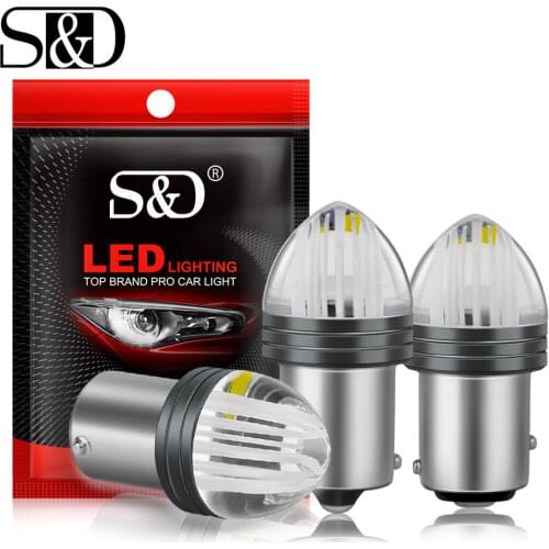 1pc 1200LM 1156 BA15S LED P21W LED Bulb P21/ 5W 1157 BAY15D LED R5W R10W 3D LEN Car Turn Signal Brake Lights Auto Lamp 12V