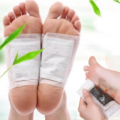 10pcs 5 foot pads + 5 adhesive sheets) Cleansing Detox Foot Pad Herbal Patch Detoxify Toxins Adhesive Keeping Fit Health Care