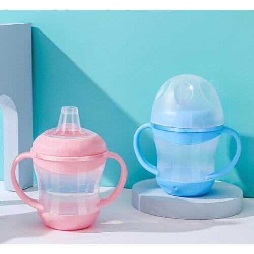 4 Colors Creative Water Cup Duckbill Mouth Design Leak-proof Portable Lightweight Infant Sippy Water Bottle for Outdoor
