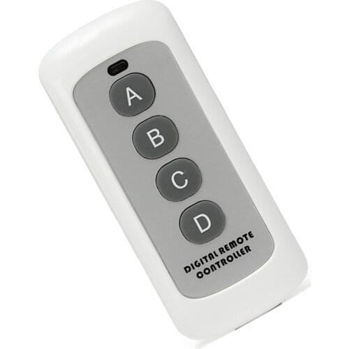 Wireless 433MHz 4 Button EV1527 Code Remote Control Switch RF Transmitter Wireless Key for Smart Home Garage Door Opener