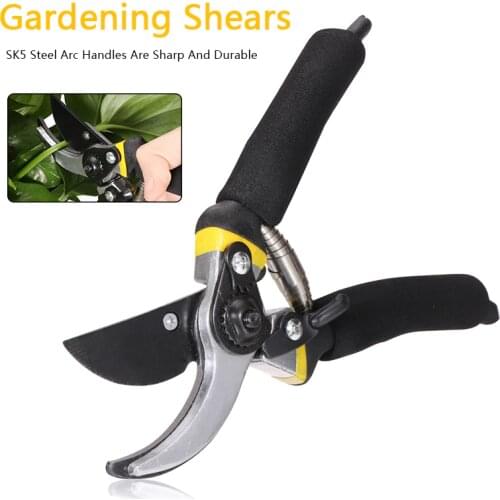 8 Inch Pruning Cutting Shears Grafting Shears Tree Farming Pruning Fruit Tree Cutting Machine Blade Scissor Garden Tools