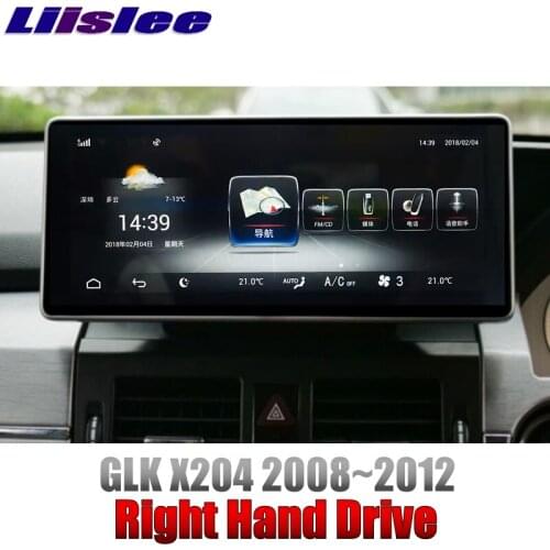LiisLee Car Multimedia Player NAVI For Mercedes Benz MB GLK X204 RHD 2008~2012 Right Hand Drive Car Radio Stereo GPS Navigation