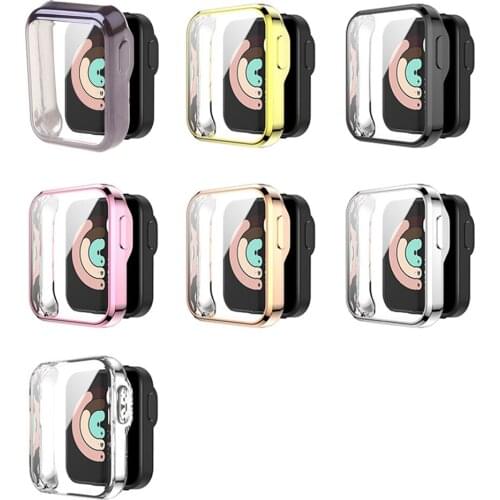 Anti-scratch TPU Watch Case Screen Protective Cover Protector for -Xiaomi Mi Watch Lite Redmi Watch Smart Watch Accessories