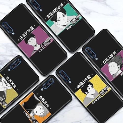 Shell For Samsung A91 A72 A71 A52 A51 A42 A41 A32 A31 A21s A21 A12 A11 A02s A02 A01 Cover Anime Volleyball Haikyuu Case Fundas