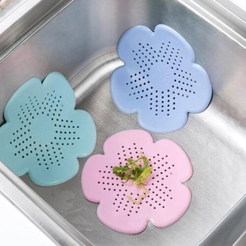 Shower Drain Silicone Kitchen Sink Filter Hair Stopper Laundry Water Stopper Tool Laundry Bathroom Deodorant Plug Bathtub Plug