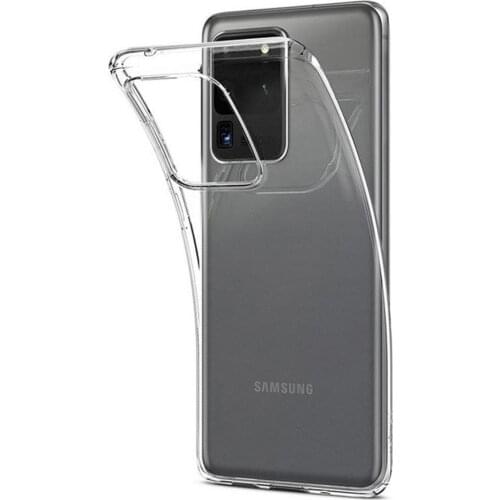 Gel case TPU silicone case for mobile Galaxy S20 Ultra transparent